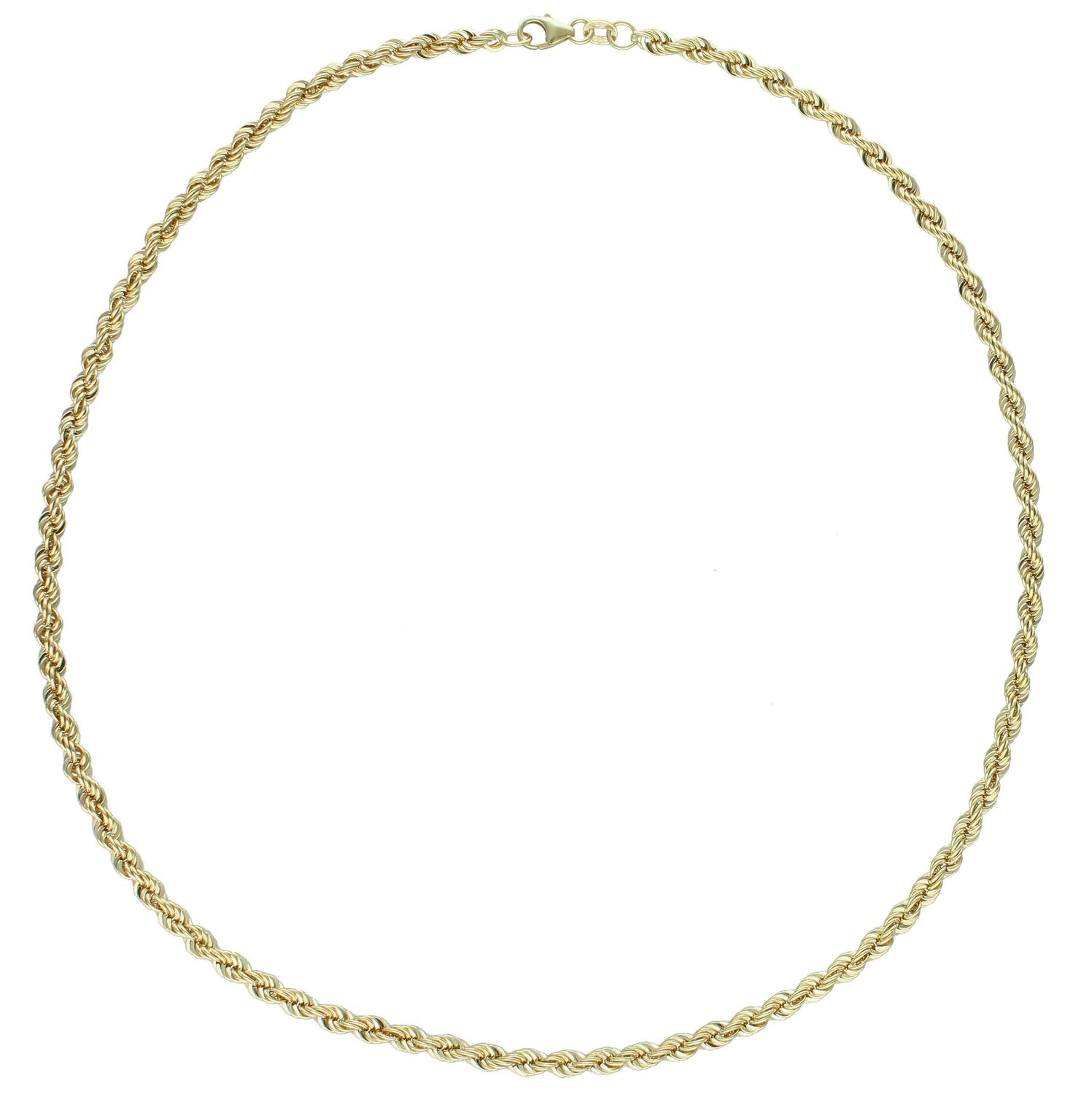 Złoty łańcuszek damski 585 o splocie kordel 3,5 mm DIA-LAN-6267-080-585 3,5mm. Złoty łańcuszek próby 585. Złoty łańcuszek damski, męski. Złoty łańcuszek o splocie kordel. Łańcuszek złoty na prezent (1).jpg